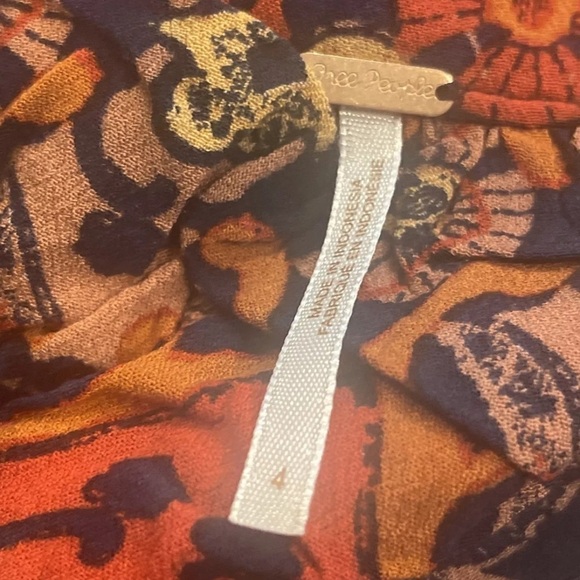 NWOT Free People Sleeveless boho Tunic Dress Size 4 - Picture 6 of 6